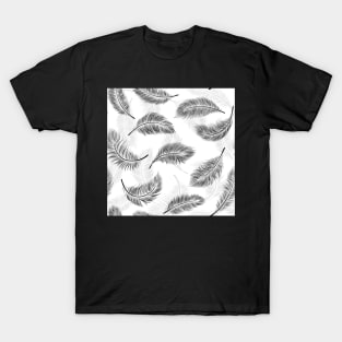 Black feathers T-Shirt